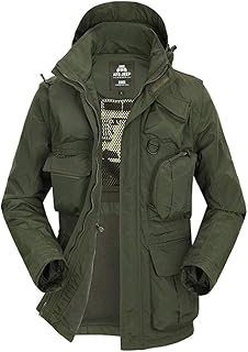 Thick winter jacket for men, hot outdoor sports jacket, windbreaker, waterproof, upright collar, military jacket, hunting costume, green, xl.. Your digital shopping ally, DIAYTAR NIGERIA offers extensive selection with budget-friendly delivery.