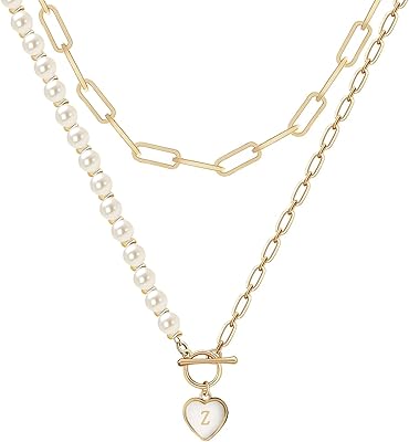 Gold necklace for women and girls, double -layer trombone chain, necklace with heart -shaped pendant for women and girls.. Everything you need is on DIAYTAR Nigeria — just a click away.