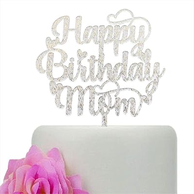 Happy birthday cake decorations Maman Happy Birthday Decoration Mum Mom Birthday Decorations Silver Silver Silver.. DIAYTAR NIGERIA: Where affordable online shopping meets reliable delivery across Nigeria.
