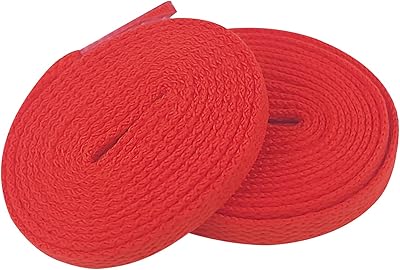 45 -inch colorful dishes sports laces for sneakers, sneakers and skates, suitable for all adults and children (red), 1 pair, red, red, red, red, red.. DIAYTAR NIGERIA combines affordability, variety, and convenience with nationwide delivery services.