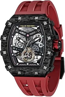 Luxury watches for men tsar bomba silicone barrel Japanese automatic watches for men skeleton 50m waterproof crystal sapphire bright gift for men.. Your everyday shopping companion, DIAYTAR NIGERIA offers unbeatable value with nationwide delivery.