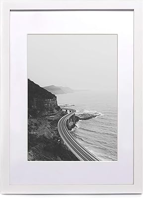 Frame for sealed poster size A2 - Solid white wooden photo frame size A2 with support for A3 frame.. DIAYTAR NIGERIA connects you with thousands of products at competitive prices, delivered within a week.