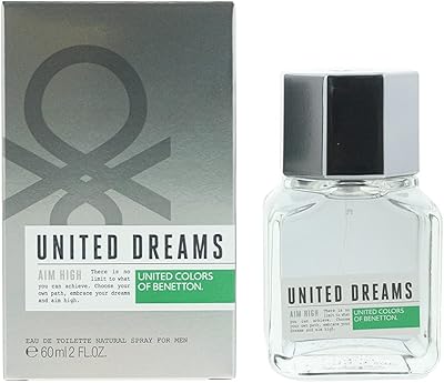 Benetton United Dreams Eau De Toilette Vaporiser Avem High 60 ml.. DIAYTAR NIGERIA: Making quality products accessible to all Nigerians at affordable prices.