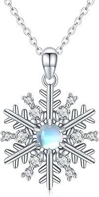 Sterling 925 silver snowflake necklace, snowflake pendant, Christmas gift jewelry for women, girls, girlfriend.. Your trusted marketplace, DIAYTAR NIGERIA offers extensive variety with delivery within 8 days.