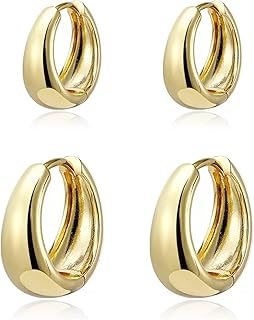 Creole earrings gold plated 18 carats for women size 14/16 mm, mm, brass, without precious stones.. Your shopping needs fulfilled through DIAYTAR NIGERIA's extensive selection and nationwide delivery.
