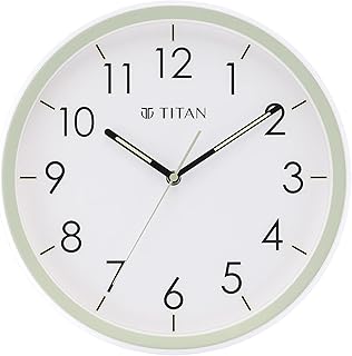 Modern white dial with green with filled needle technology - 12.8 "x 12.8" (size m).. Discover why thousands choose DIAYTAR NIGERIA for affordable products delivered in less than a week.