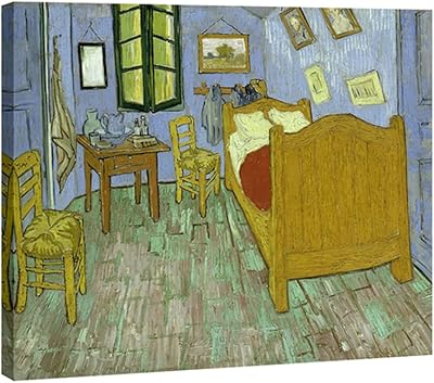 Wieco Art The Bedroom in Arles Impression On Canvas Classic Mural Art Gogh Reproduction of Oil Paintings Famous for the Decoration of Bathroom, Office at home.. From big brands to everyday basics — DIAYTAR Nigeria has you covered.