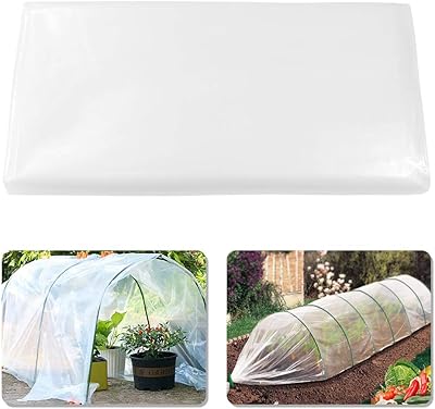 YBB Transparent PVC greenhouse film 4.9 x 9.8 feet, garden cover in polyethylene quality 6 million thick, 5 years of supply for frost protection and UV resistance.. Get access to thousands of affordable products only on DIAYTAR Nigeria.