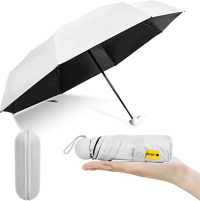 Mini travel umbrella with 8 ribs 5 portable folding umbrellas.. DIAYTAR NIGERIA brings the market to your screen with thousands of affordable products delivered to your door.