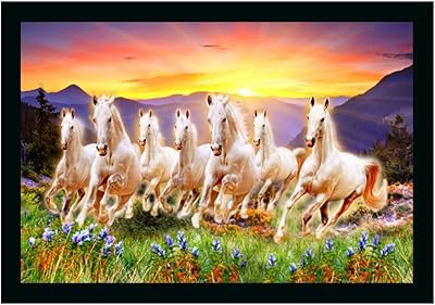 Darvika Innovations Painting Vastu Seven Horses (14 x 20 inches) (design 1), multicolored.. Shop across categories at DIAYTAR NIGERIA with the confidence of prompt and budget-friendly delivery.