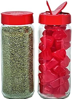 Garming collections with glass spice with shaker lids - 16 oz spice jars for food storage, spice containers for the organization and storage of the kitchen, bottles of parmesan in glass glass.. DIAYTAR NIGERIA: Your trusted e-commerce partner with extensive product choices and affordable delivery.