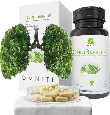 Omnibreathe - Mixture with NAC and natural herbs for the relief of asthma, bronchial health, cleaning of lungs and detoxification for smokers, respiratory well -being, naturally reduces cough and eliminates mucus/mucus, 60 vegetable capsules.. DIAYTAR NIGERIA: Simplifying access to thousands of products with affordable nationwide shipping.