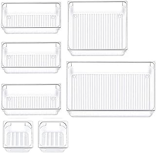 Set of trays organizing desk drawer Cloud4 Drawer Drawer 7 Pieces Plastic storage.. From office supplies to fashion — DIAYTAR Nigeria brings it fast.
