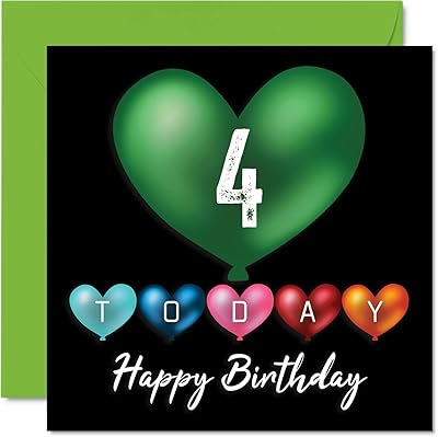 Fun birthday cards 4 for boys and girls in the shape of a heart.. Reliable delivery, all over Nigeria — that’s DIAYTAR Nigeria promise.