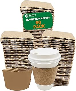Party bargains sleeve for coffee cups pack of 60 brown.. Enjoy the simplicity of shopping with DIAYTAR NIGERIA, offering vast choices delivered in just 5-8 days.