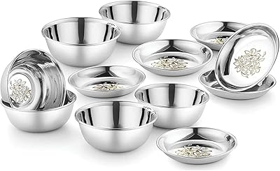 Set of sager® Platinum 6 -piece dessert plates in stainless steel and 6 large caliber rooms with set of 12.. Embrace the convenience of DIAYTAR NIGERIA with thousands of products at your fingertips, delivered nationwide.