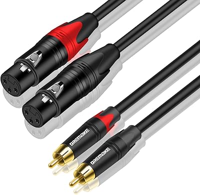 Dremic RCA audio cable to xlr 50 cm double male plug.. DIAYTAR NIGERIA: Where shopping is easy, prices are low, and delivery is just days away.