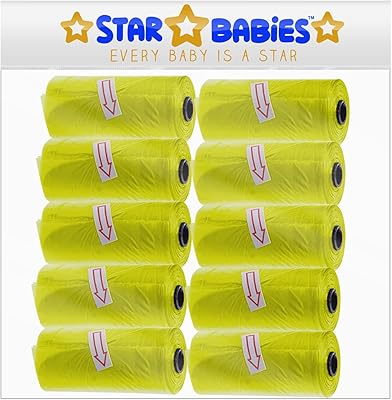 Star Babies flavored bags, package of 10, yellow, 1.. DIAYTAR NIGERIA: Where value meets variety with reliable nationwide delivery in under 8 days.