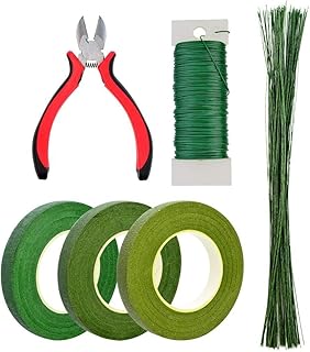 Set of floral tools, floral-cutting, rod thread, 26 and 22 caliber floral wire, green floral wire for packaging of bouquet rods, flowers.. Shopping made simple with DIAYTAR NIGERIA's vast selection and budget-friendly nationwide delivery.