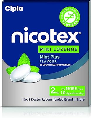Cipla nicotex mini lozeng - 2 mg (9x10 pcs, saveur menthe plus).. Shop smart, shop DIAYTAR - Nigeria's most affordable e-commerce platform with nationwide delivery.