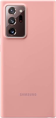 Samsung silicone rear shell for Galaxy Note 20 Ultra 5G - Brown (American version) (EF -PN985TAEGUS).. DIAYTAR NIGERIA: Where quality products become affordable with our nationwide shipping service.
