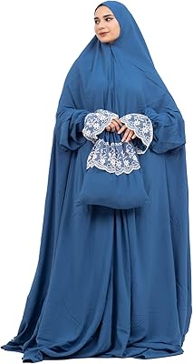 Prayer dress A room for women, full dress for women, Abaya Khimar, soft and breathable material.. DIAYTAR NIGERIA makes every purchase count with our affordable prices and reliable 5-8 day shipping.