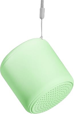 Portable Bluetooth speaker, mini outdoor wireless loudspeaker Bluetooth 5.0 Son stereo 360 degrees for home trips (green).. Discover the convenience of DIAYTAR NIGERIA's vast e-commerce platform with delivery in just 5-8 days.