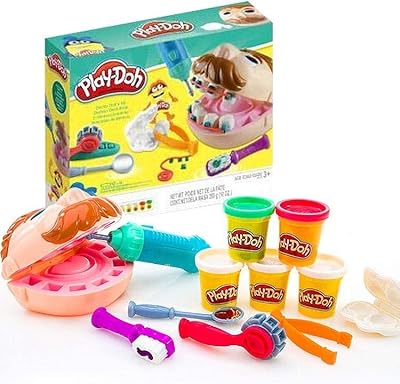 Set of dentist toys. Drill 'N Fill for children, simulation game, multicolored set.. DIAYTAR NIGERIA delivers on our promise of extensive selection and budget-friendly nationwide shipping.