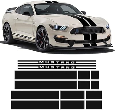 Vinyl sticker for ASAP car cover for roof and car trunk with side band for Ford Mustang 2015 - Present GT Shelby 500 Accessories (3D carbon fiber).. DIAYTAR NIGERIA brings affordable shopping to your fingertips with reliable delivery in less than 8 days.