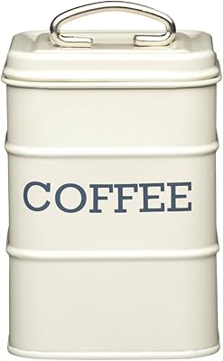 Living coffee box nostalgia, 11x17 cm, cream, labeled.. Shop with confidence at DIAYTAR NIGERIA, enjoying competitive prices and delivery within 8 days.