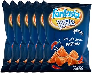 Sweet pepper fantasia bugles 60 g, pack of 6.. DIAYTAR NIGERIA: Where quality meets affordability, with thousands of products delivered in less than 8 days.