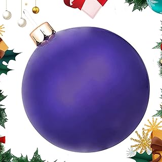Inflatable Christmas balls, Christmas balls 65 cm/25 ", Large PVC balls | Interior and exterior Christmas decorations for the house, the garage, the garden, the courtyard.. DIAYTAR NIGERIA: Your affordable shopping destination with thousands of products delivered in days.