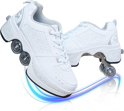Roller shoes Mlyzhe Skatel Shoes For Men Women Adults Children Automatic Walking Shoes Skating Shoes On Rollests Invisible with double deformation wheel... Nigeria's fastest-growing e-commerce site offers unbeatable prices and delivery within 8 days.