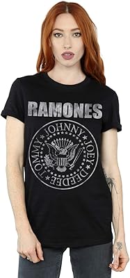Ramones Femme Distressed Seal Boyfriend Fit.. DIAYTAR NIGERIA: Your one-stop e-commerce destination with affordable prices and nationwide delivery in 5-8 days.