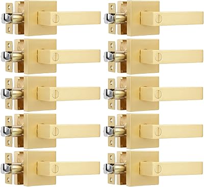 Hed colored brass lever handle for commercial or residential use.. DIAYTAR Nigeria offers the perfect blend of affordability and efficiency. Shop now and get your products delivered between 5 and 8 days nationwide.