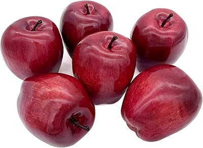 Loregon artificial apples, delicious red apples for the garnish, decorative fruits, red apples, 5 pieces.. Experience hassle-free shopping with DIAYTAR NIGERIA's user-friendly platform and prompt delivery service.