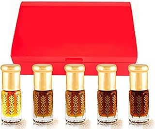 Sheikh Attar Attar Gift Box for Women and Men, made up of five 15 ml rooms.. Elevate your shopping experience with DIAYTAR NIGERIA's vast catalog and budget-friendly options.