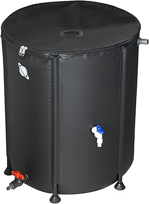 Portable water tank Lustronat of 26 gallons - Foldable storage container for rainwater collection system - Rain recovery barrel with 2 taps and overflow kit - includes 25 garden labels.. Embrace a new era of online shopping with DIAYTAR NIGERIA's extensive range and budget-friendly prices.