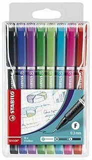Stabilo Sensor Liner Stabilo wallet, 8 colors, multicolored.. DIAYTAR NIGERIA: Making online shopping accessible with affordable prices and nationwide delivery service.