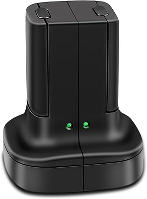 Rechargeable battery for Xbox 360, 2 batteries pack with double charging medium and loading station for Xbox 360 wireless controller, black.. Shop smarter with Nigeria's premier e-commerce platform, featuring affordable products delivered nationwide.