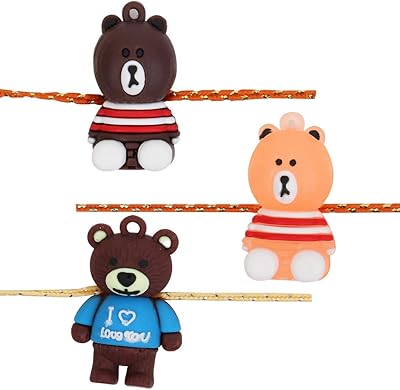 Set of 3 Rakhi dolls for little brother | Rakshabandhan 2020 [RAC033] by AXISING... Shop across boundaries with DIAYTAR NIGERIA's comprehensive catalog delivered nationwide at budget rates.