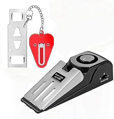 Portable door lock and door stop alarm, improved domestic safety devices, colchik house protection, double protection kit for hotel, travel, house, house, house.. DIAYTAR Nigeria: Shopping that fits your budget and your schedule.