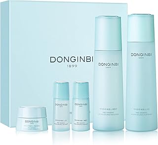 Donjunbi Hydra Bounce Korean Skin Care set - tonic, lotion and moisturizer for the face with red ginseng and hyaluronic acid for soft, smooth and hydrated skin - Korean hydrating for the face.. DIAYTAR NIGERIA stands as your affordable shopping ally with nationwide delivery in just 5-8 days.
