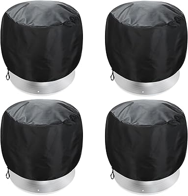 4 pieces turbine roof roof coverage cover of turbine roof roof covering cover waterproof coverage in Oxford 420D fabric with adjustable cord design.. Say hello to Nigeria’s fastest-growing e-commerce site — DIAYTAR Nigeria.