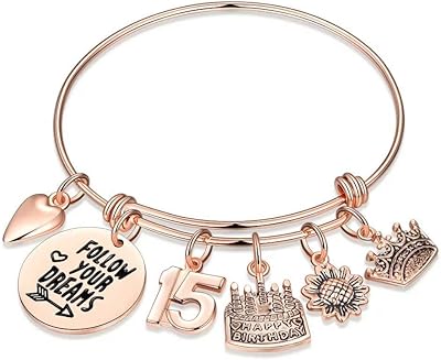 UM Moham birthday gifts for women and girls, 10th, 20th, 30th, 40th, 50th, 60th, 70th and 80th anniversary, charms bracelets for friends, girl, granddaughter, jewelry gift for grandmother.. Click, pay, receive — DIAYTAR Nigeria makes online shopping seamless.