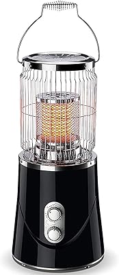 Outdoor heating electric porch - heating with handle exterior heating heating electric terrace easy to move ceramic gas terrace with thermal dissipation, black.. Your budget-friendly online marketplace, DIAYTAR NIGERIA delivers a world of products in just 5-8 days.