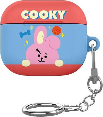BT21 rigid protection case with keychain for airpods 3rd 3rd.. Experience the simplicity of DIAYTAR NIGERIA's extensive marketplace with delivery within 8 days.