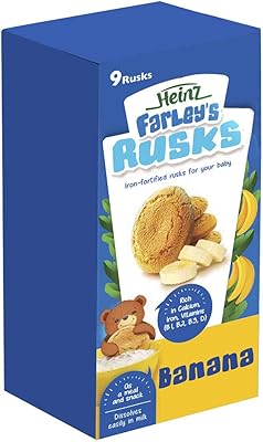 Hiinz Farley banana milk rusks, 150 g, 0 to 6 months.. From kitchen tools to phones — DIAYTAR Nigeria ships it all in a week.