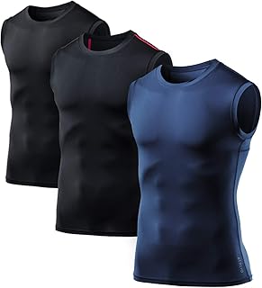 3 pieces of Cool Dry compression tank tops, base layer for sport, race, basketball, training.. DIAYTAR NIGERIA delivers more than products - we deliver affordable solutions within the week.
