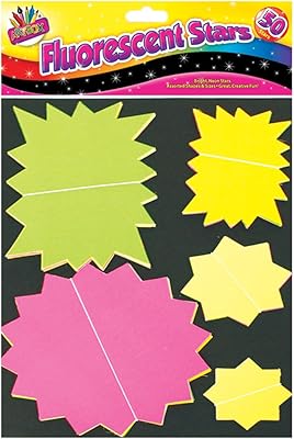 Fluorescent star artistic box - matching colors (50), 6221/48.. Unlock access to a wide range of products with DIAYTAR NIGERIA's affordable e-commerce platform.